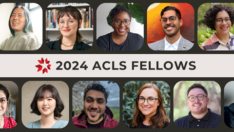 Headshots of the 2024 ACLS Fellows