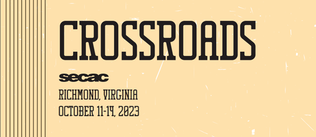 Digital banner for the 2023 SECAC