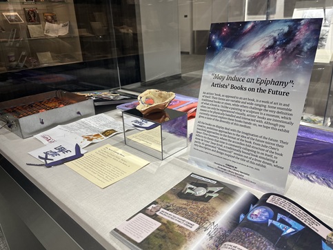 "May Induce an Epiphany" art exhibit display