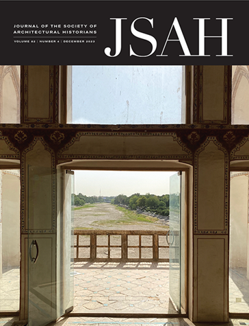December 2023 cover of the Journal of the Society of Architectural Historians